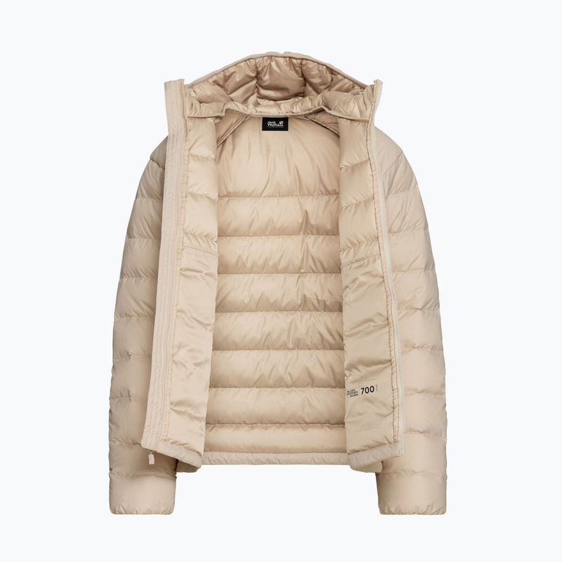 Kurtka puchowa damska Jack Wolfskin Wild Pass Down Hoody Rds oyster 8