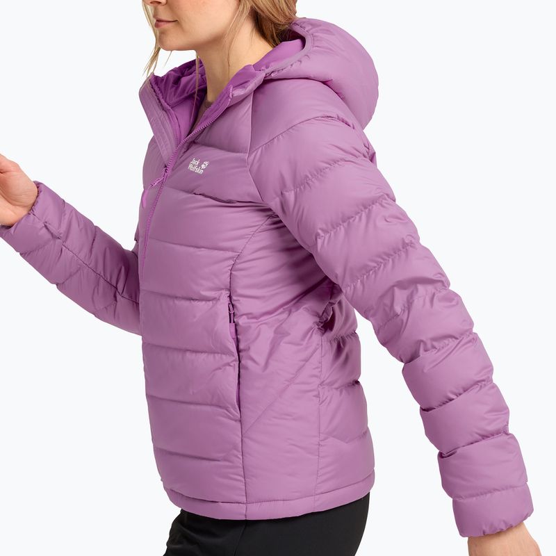 Kurtka puchowa damska Jack Wolfskin Wild Pass Down Hoody Rds vivid orchid 4