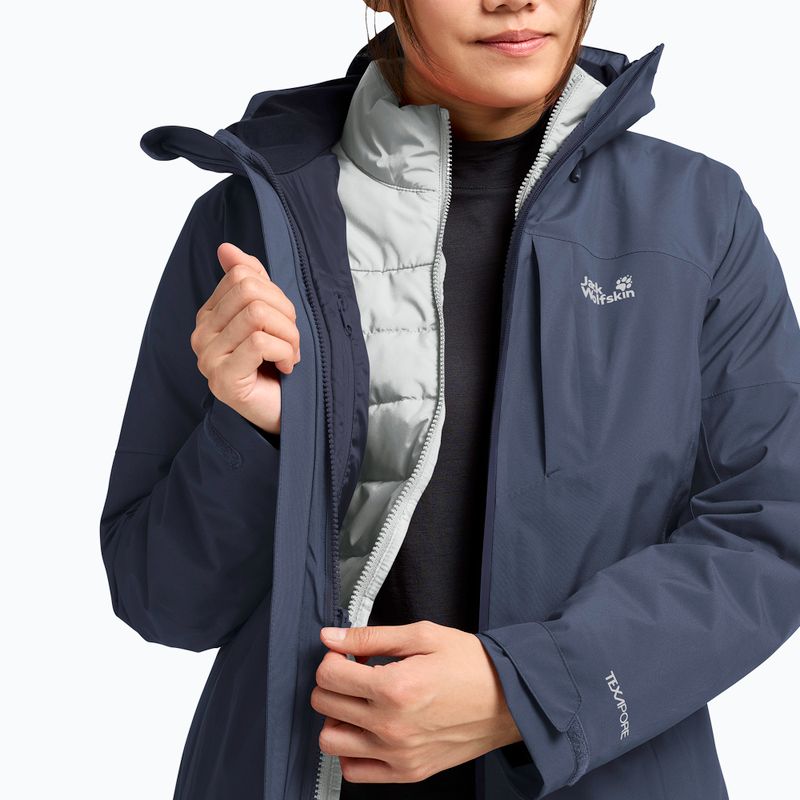 Kurtka 3w1 damska Jack Wolfskin Hunberg 2 3IN1 midnight sky 7