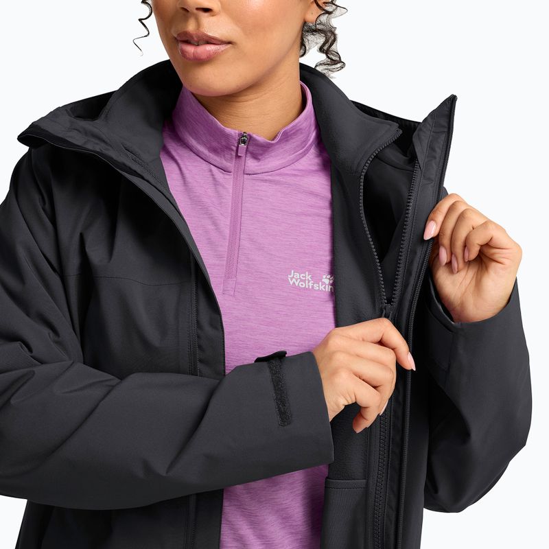Kurtka 3w1 damska Jack Wolfskin Moonrise 2 3IN1 black 8