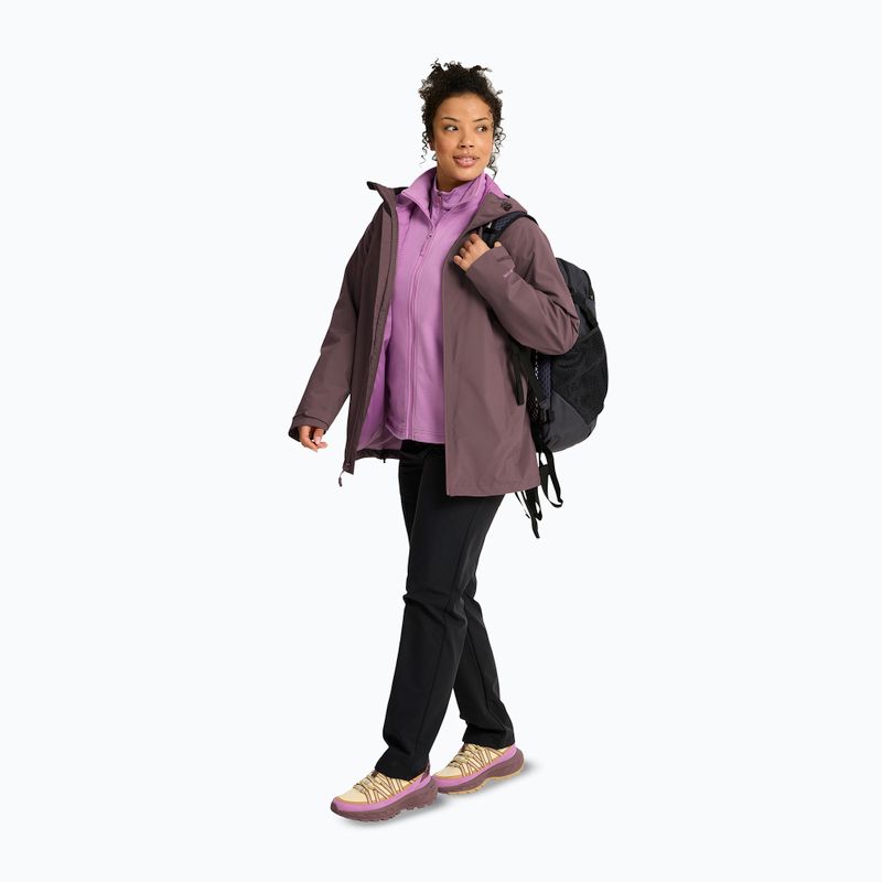Kurtka 3w1 damska Jack Wolfskin Moonrise 2 3IN1 sheer plum 2