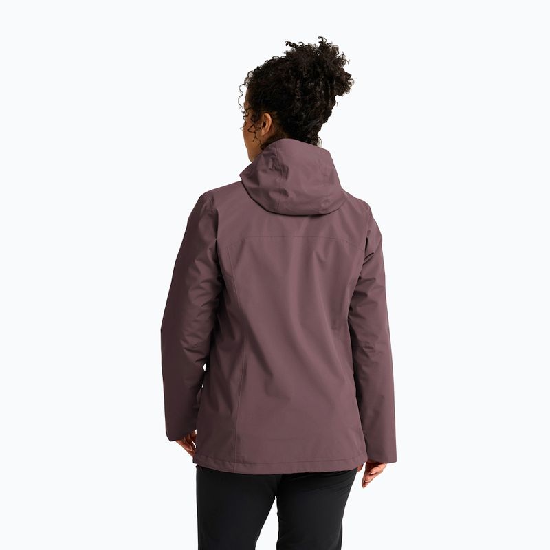 Kurtka 3w1 damska Jack Wolfskin Moonrise 2 3IN1 sheer plum 3