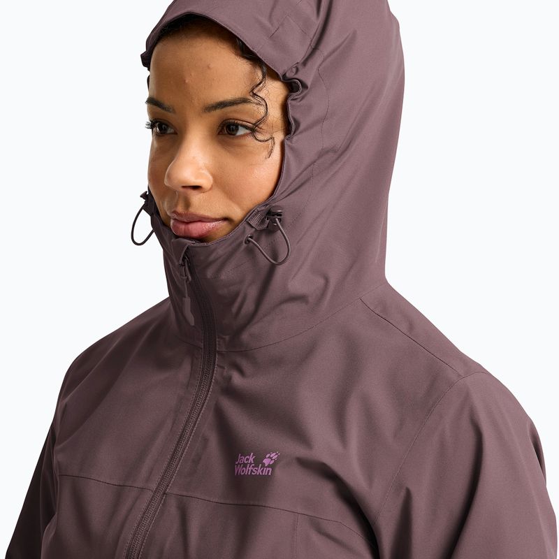 Kurtka 3w1 damska Jack Wolfskin Moonrise 2 3IN1 sheer plum 7