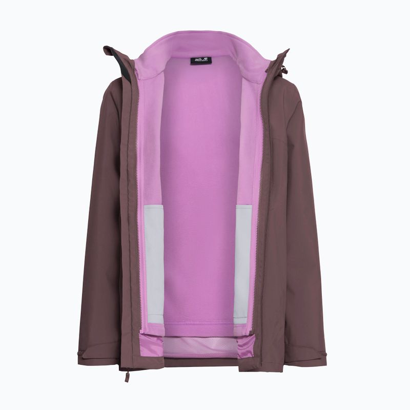 Kurtka 3w1 damska Jack Wolfskin Moonrise 2 3IN1 sheer plum 13