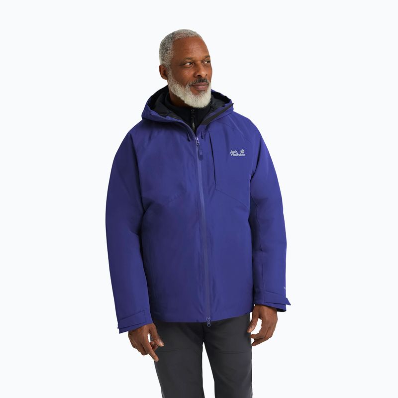 Kurtka puchowa męska Jack Wolfskin Icecape 2 l Down Ins Rds glow ink