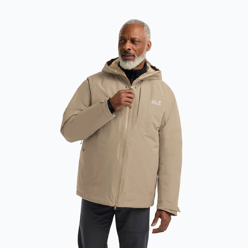 Kurtka puchowa męska Jack Wolfskin Icecape 2 l Down Ins Rds hazel wood