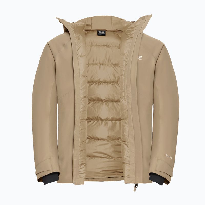 Kurtka puchowa męska Jack Wolfskin Icecape 2 l Down Ins Rds hazel wood 9
