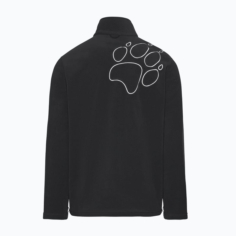 Bluza polarowa męska Jack Wolfskin Wild Rebel 200 Full Zip paw black 8