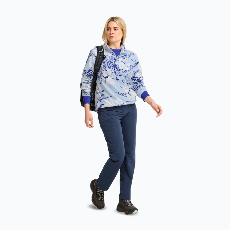 Bluza polarowa damska Jack Wolfskin Paw Era 100 Orint Half Zip paw crystal blue 2