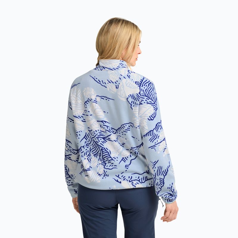 Bluza polarowa damska Jack Wolfskin Paw Era 100 Orint Half Zip paw crystal blue 3
