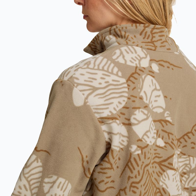 Bluza polarowa damska Jack Wolfskin Paw Era 100 Orint Half Zip paw hazel wood 5