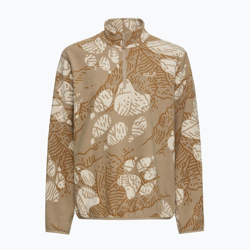 Bluza polarowa damska Jack Wolfskin Paw Era 100 Orint Half Zip paw hazel wood 7