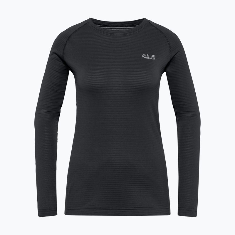 Bluza termoaktywna damska Jack Wolfskin Infinite Warm LS black 3