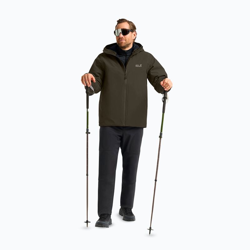 Kurtka ocieplana męska Jack Wolfskin Wisper Ins obsidian moss 2