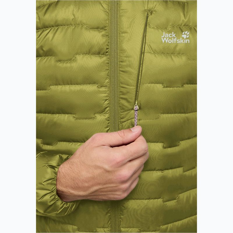 Kurtka puchowa męska Jack Wolfskin Passamani Down Hoody khaki green 3