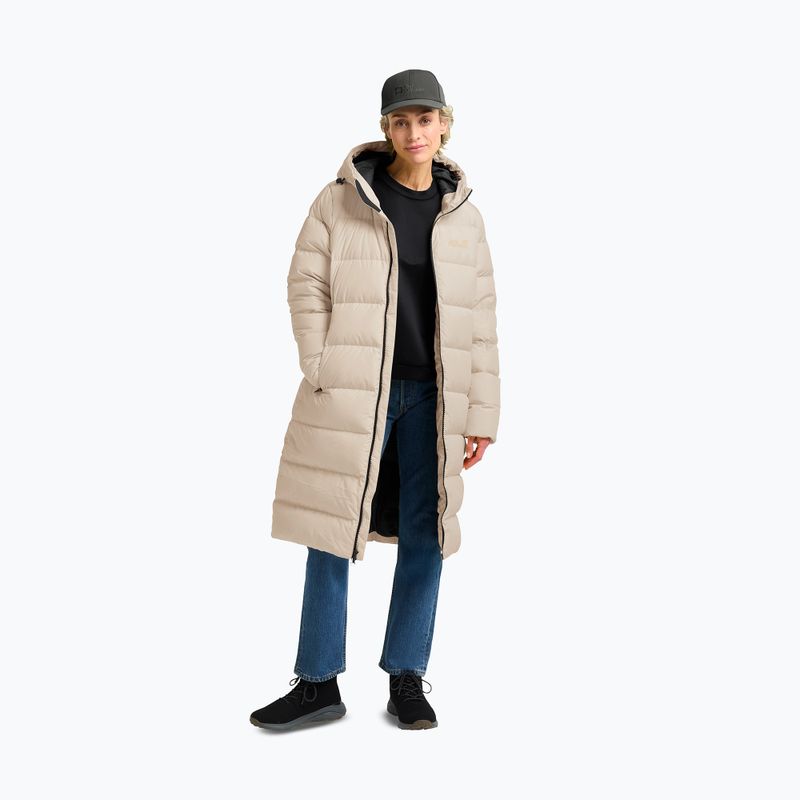 Płaszcz puchowy damski Jack Wolfskin Frozen Palace Coat oyster 3
