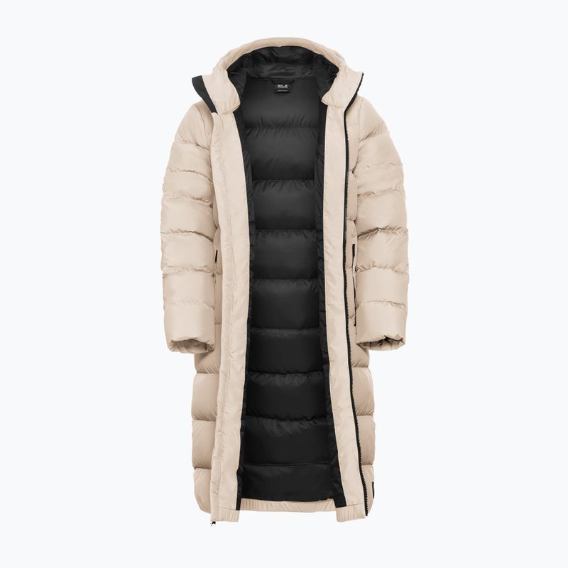 Płaszcz puchowy damski Jack Wolfskin Frozen Palace Coat oyster 8