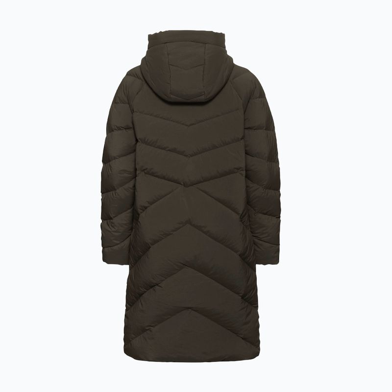 Płaszcz puchowy damski Jack Wolfskin Marienplatz Coat obsidian moss 7