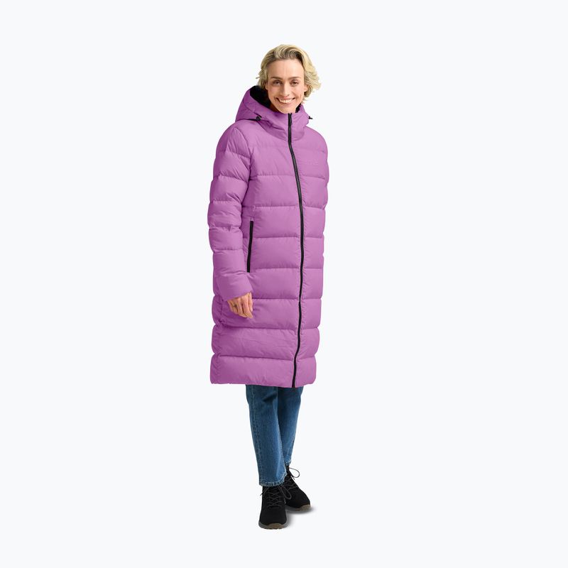 Płaszcz puchowy damski Jack Wolfskin Frozen Palace Coat vivid orchid