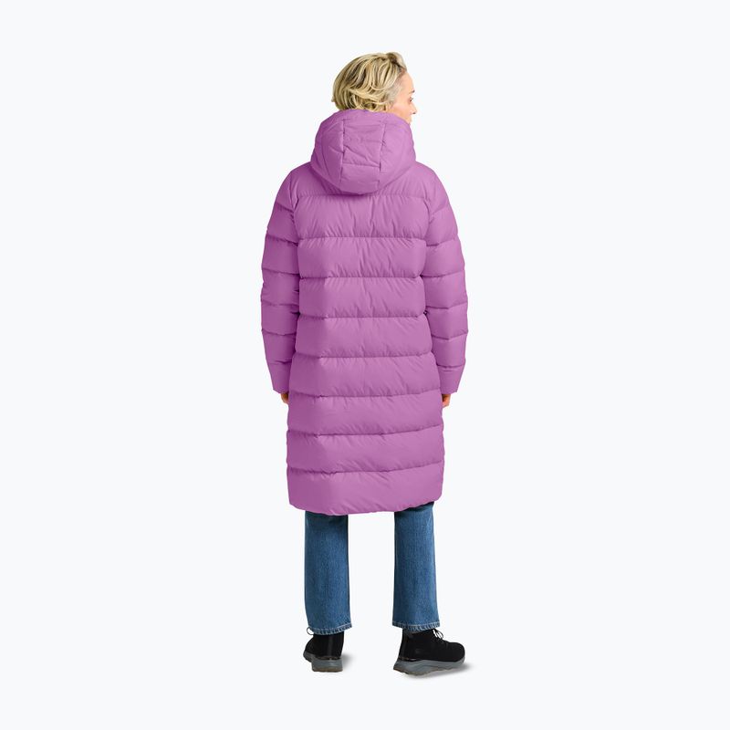Płaszcz puchowy damski Jack Wolfskin Frozen Palace Coat vivid orchid 2