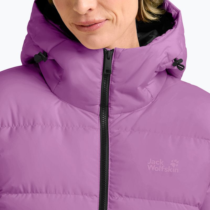 Płaszcz puchowy damski Jack Wolfskin Frozen Palace Coat vivid orchid 4