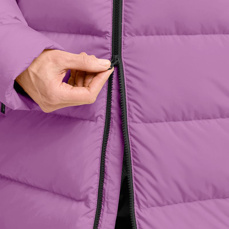 Płaszcz puchowy damski Jack Wolfskin Frozen Palace Coat vivid orchid 6