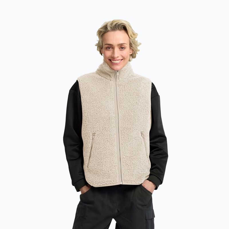 Bezrękawnik damski Jack Wolfskin High Curl oyster