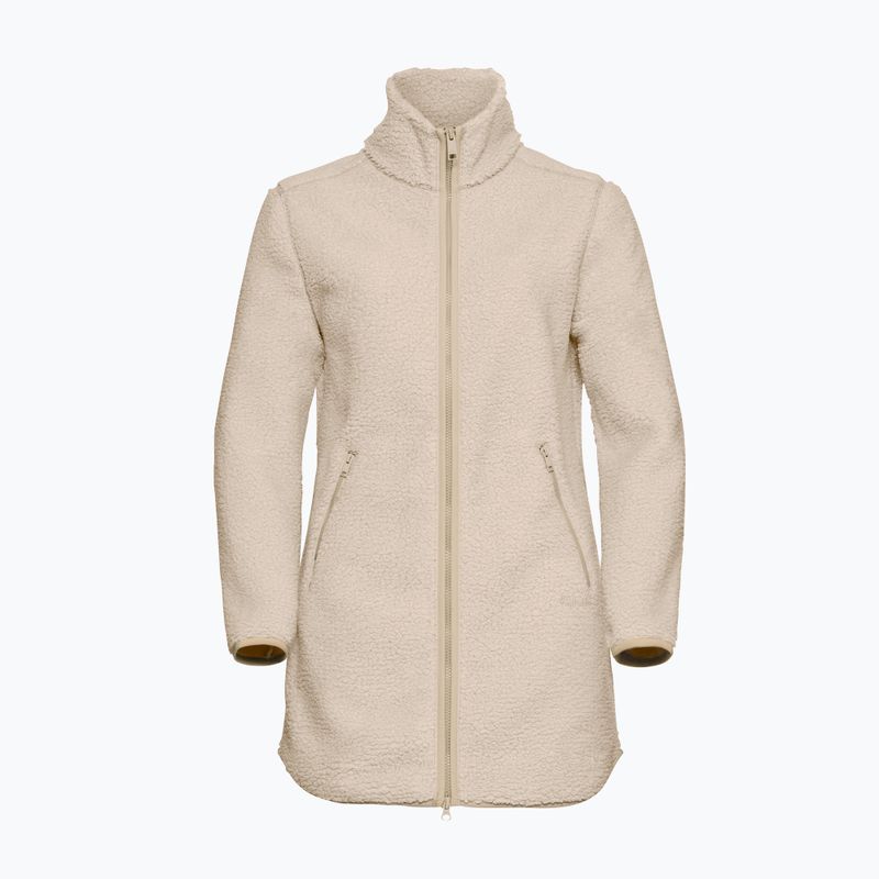 Bluza polarowa damska Jack Wolfskin High Curl Coat oyster 7