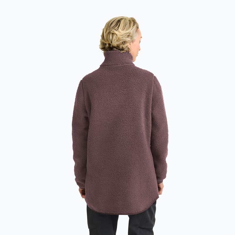 Bluza polarowa damska Jack Wolfskin High Curl Coat sheer plum 3
