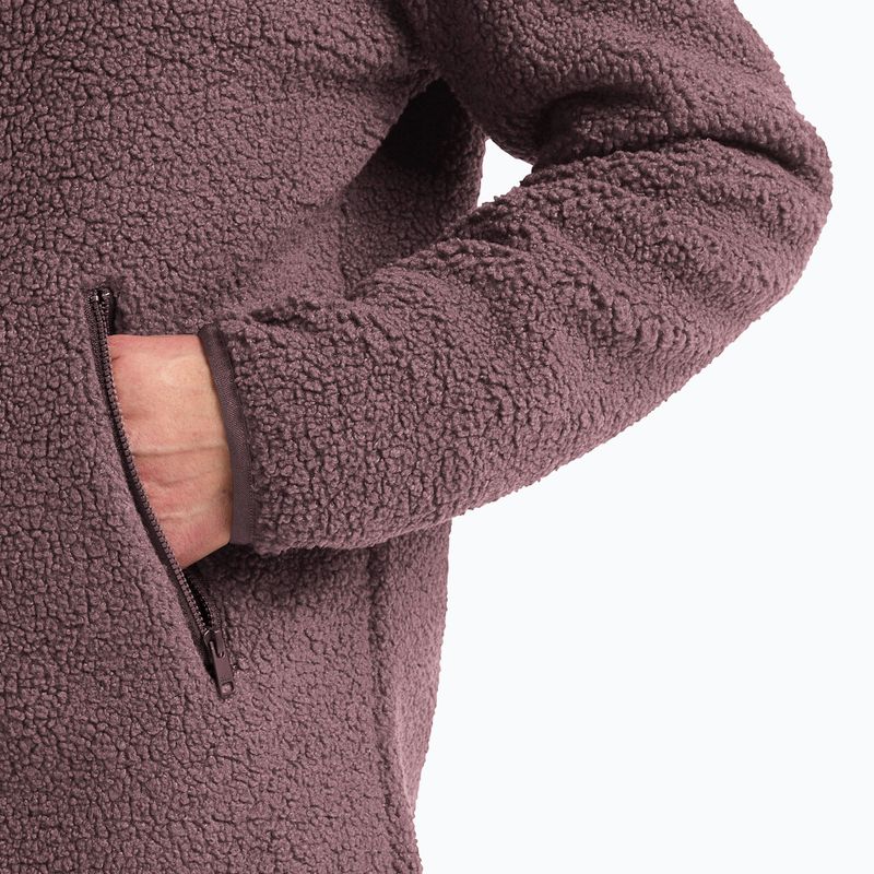 Bluza polarowa damska Jack Wolfskin High Curl Coat sheer plum 4