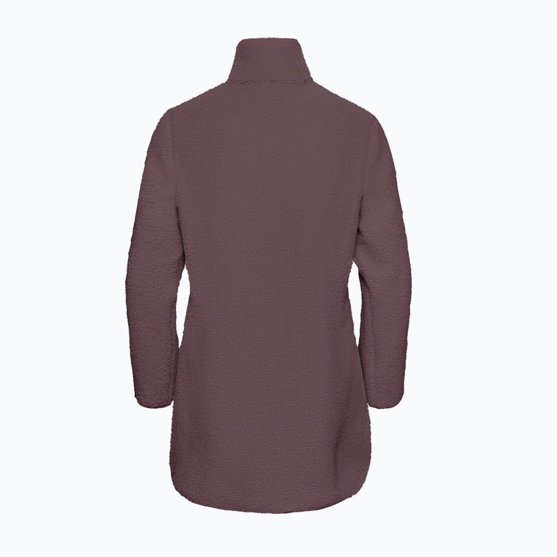 Bluza polarowa damska Jack Wolfskin High Curl Coat sheer plum 8