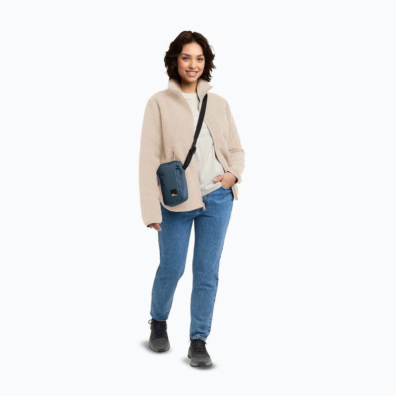 Bluza polarowa damska Jack Wolfskin High Curl oyster 2