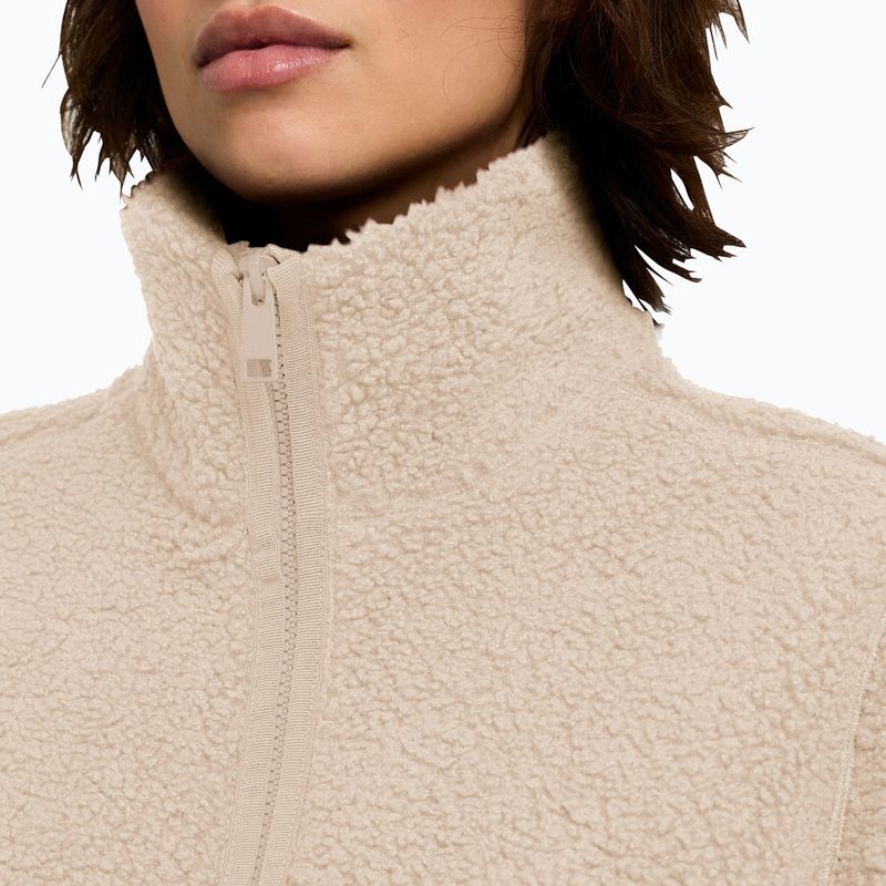 Bluza polarowa damska Jack Wolfskin High Curl oyster 4