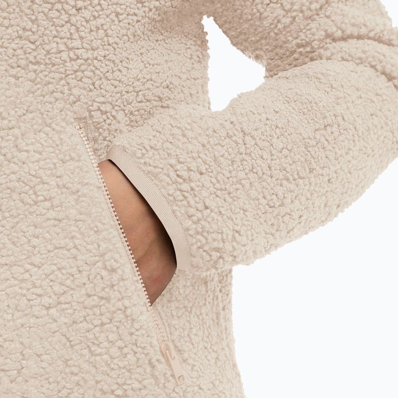Bluza polarowa damska Jack Wolfskin High Curl oyster 5