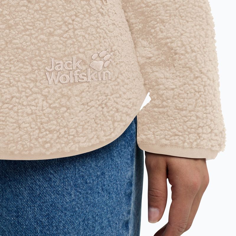 Bluza polarowa damska Jack Wolfskin High Curl oyster 6
