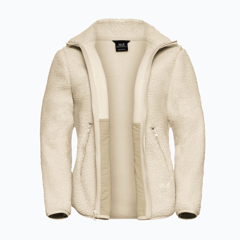 Bluza polarowa damska Jack Wolfskin High Curl oyster 9