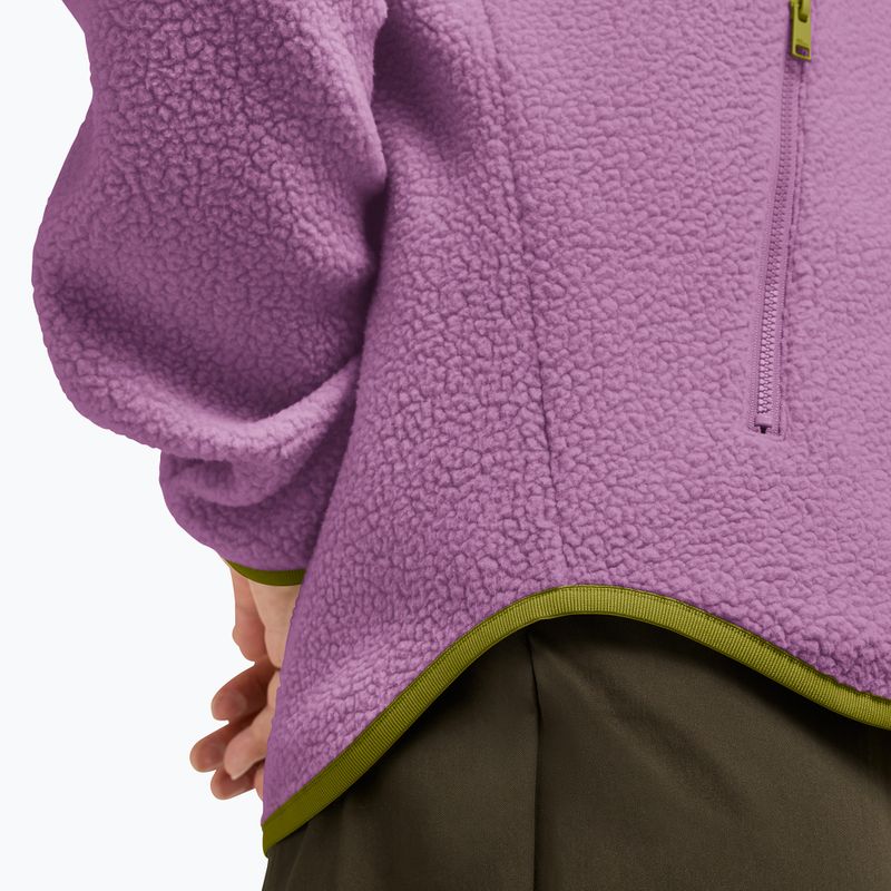 Bluza polarowa damska Jack Wolfskin Lite Curl Full Zip vivid orchid 6