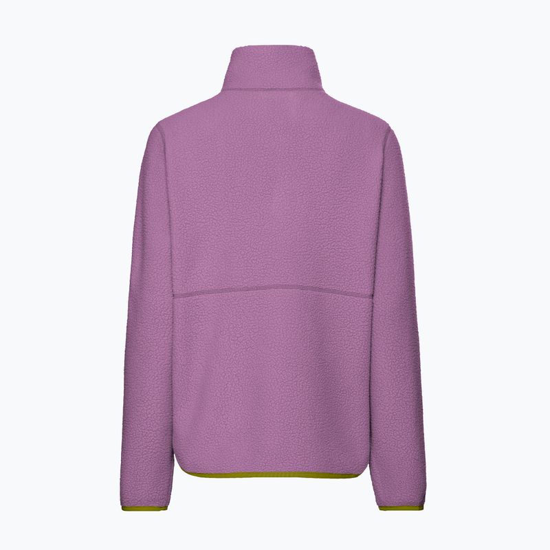 Bluza polarowa damska Jack Wolfskin Lite Curl Full Zip vivid orchid 8