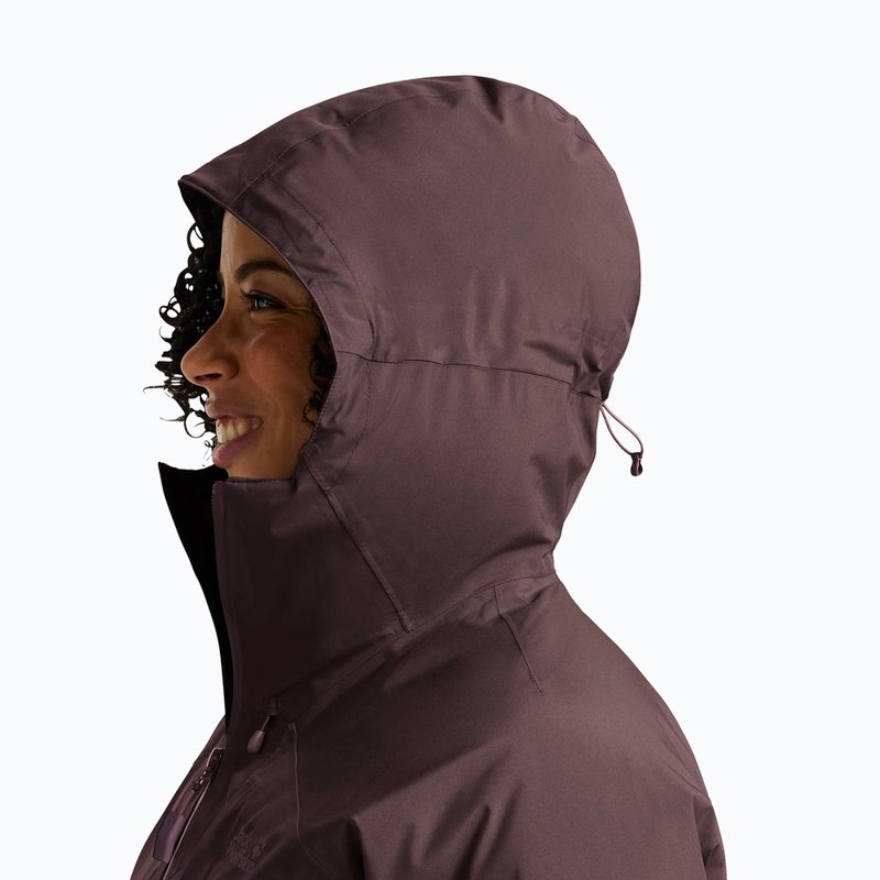 Kurtka puchowa damska Jack Wolfskin Icecape 2L Down Ins Rds sheer plum 4