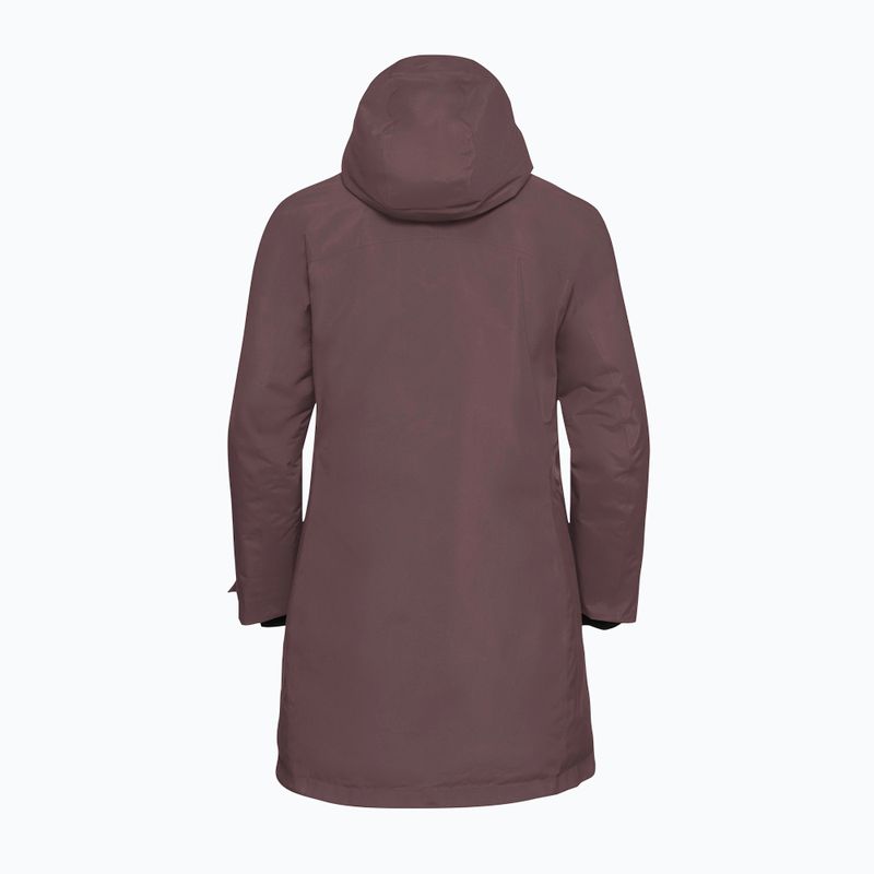 Kurtka puchowa damska Jack Wolfskin Icecape 2L Down Ins Rds sheer plum 8