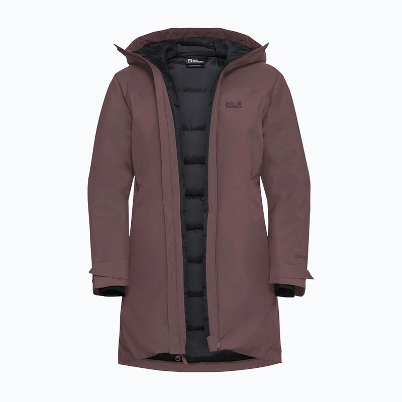 Kurtka puchowa damska Jack Wolfskin Icecape 2L Down Ins Rds sheer plum 9