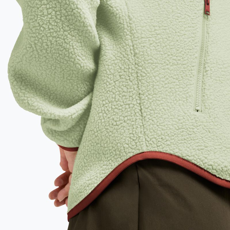 Bluza polarowa damska Jack Wolfskin Lite Curl Full Zip melon 6
