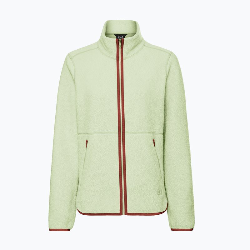 Bluza polarowa damska Jack Wolfskin Lite Curl Full Zip melon 7