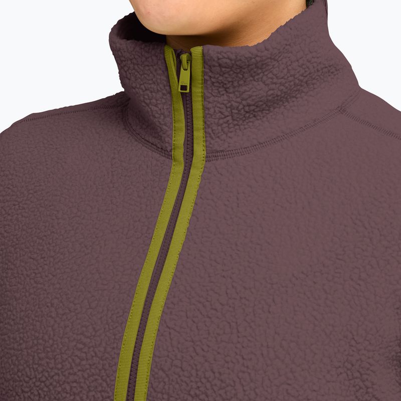 Bluza polarowa damska Jack Wolfskin Lite Curl Full Zip sheer plum 4