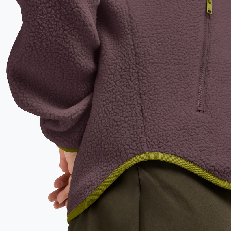 Bluza polarowa damska Jack Wolfskin Lite Curl Full Zip sheer plum 6