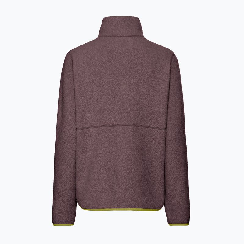 Bluza polarowa damska Jack Wolfskin Lite Curl Full Zip sheer plum 8