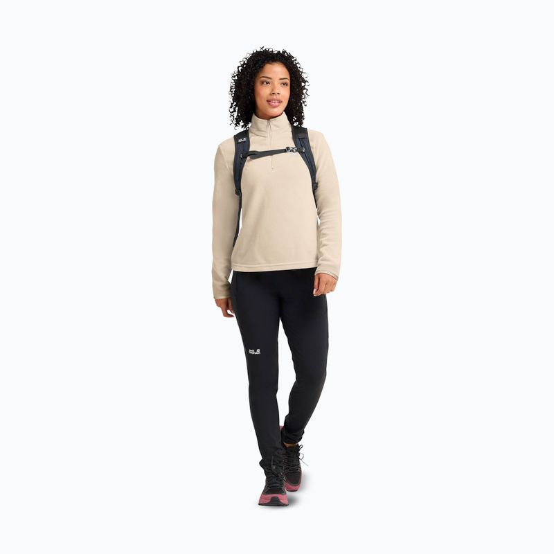 Bluza polarowa damska Jack Wolfskin Taunus 100 Full Zip oyster 2