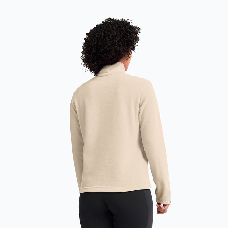Bluza polarowa damska Jack Wolfskin Taunus 100 Full Zip oyster 3
