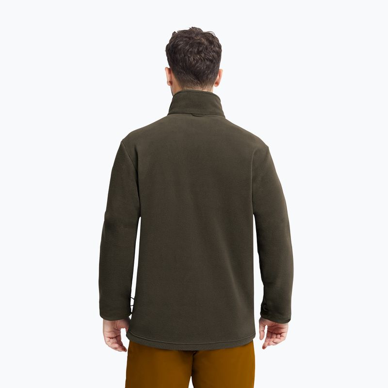 Bluza polarowa męska Jack Wolfskin Taunus 200 Full Zip obsidian moss 3