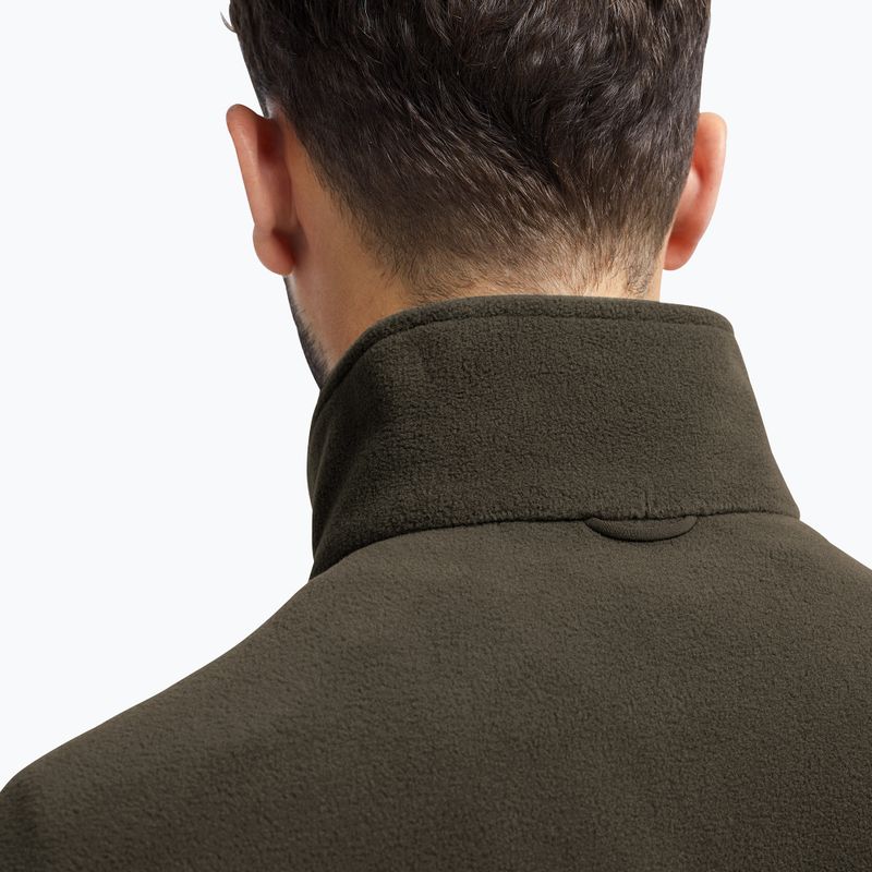 Bluza polarowa męska Jack Wolfskin Taunus 200 Full Zip obsidian moss 5